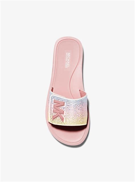 michael kors rainbow slide|Michael Kors slides wedges.